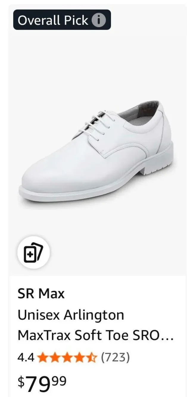 SR Max Unisex Arlington MaxTrax Soft Toe SRO Dress Shoe Size 13 NWT